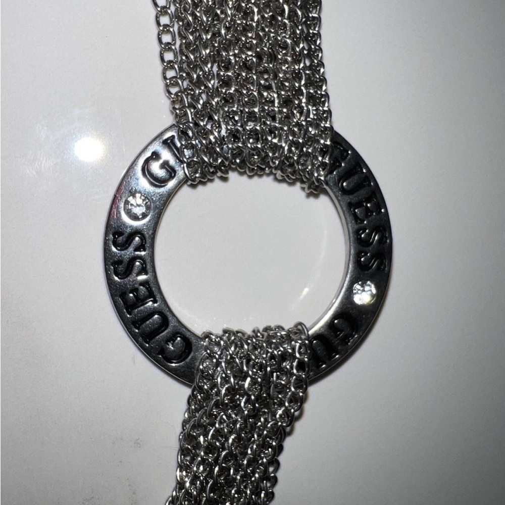 Preowned silver tone GUESS bracelet 7.5 “ - Picture 5 of 7